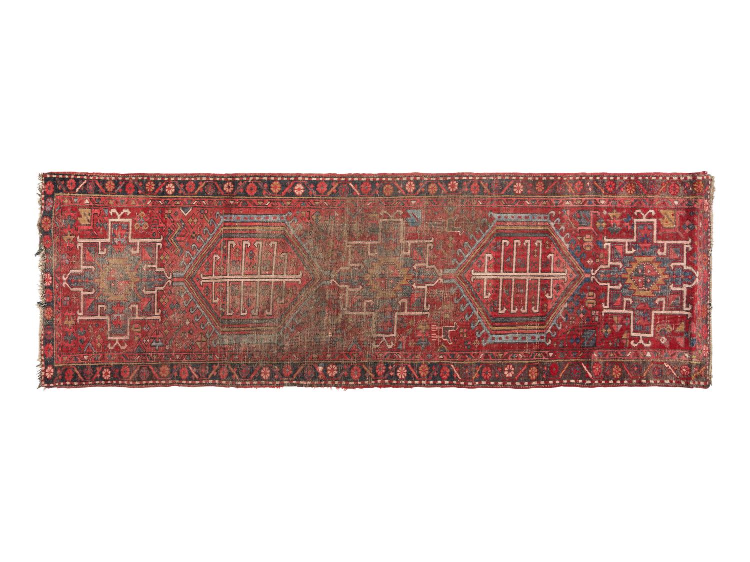 A Heriz Wool Runner