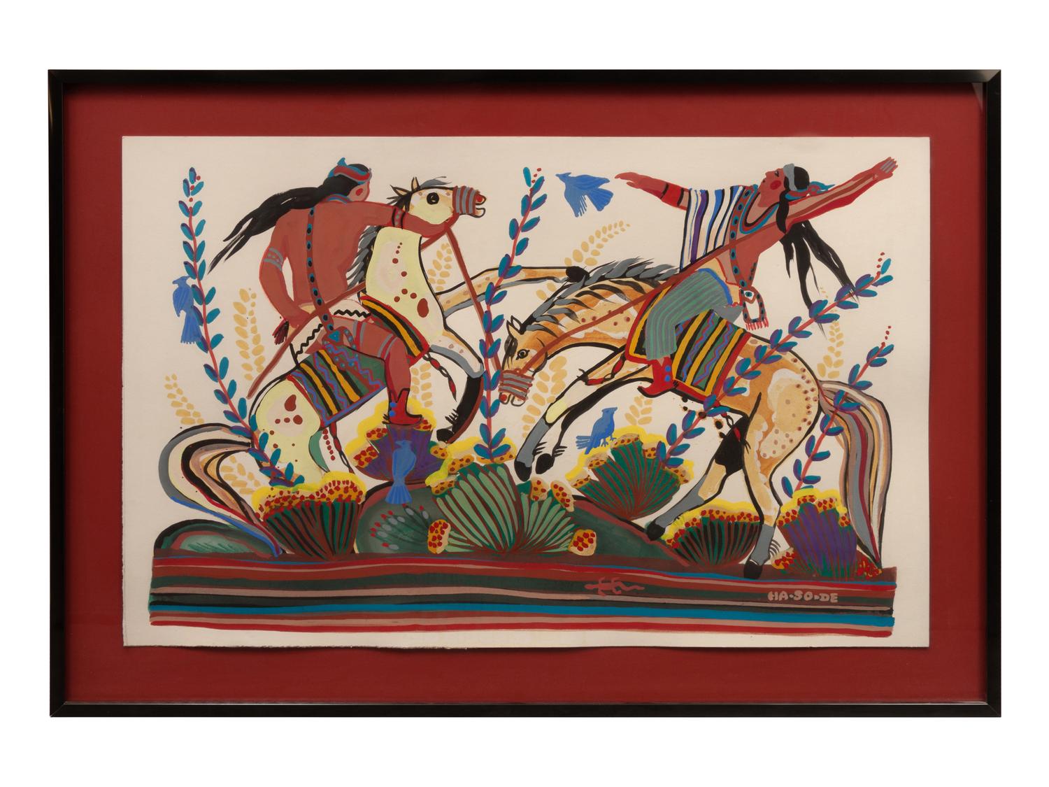 Untitled (Men on Horseback)