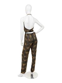Halston Embellished Chiffon Pant Ensemble, Firework Collection, Fall/Winter 1980