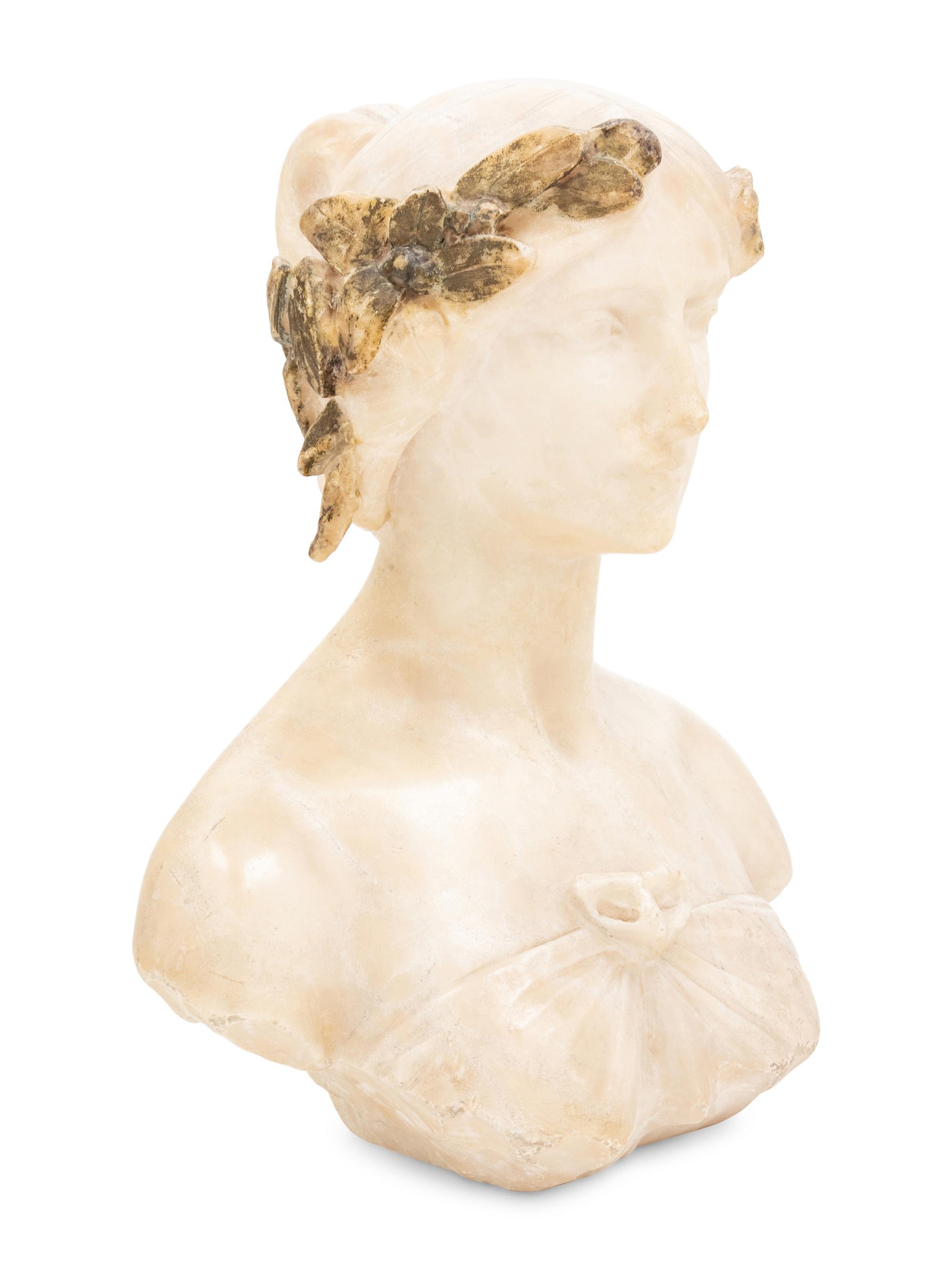 An Italian Alabaster Bust