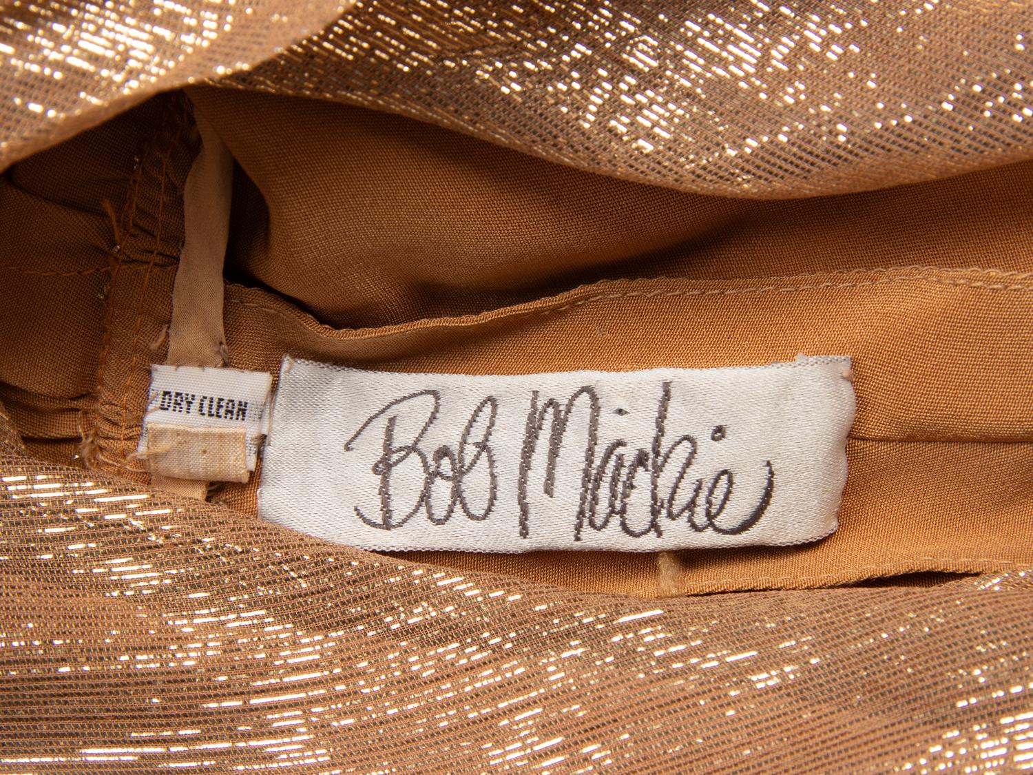 Bob Mackie, Gold Lamé Gown worn by Lucille Ball