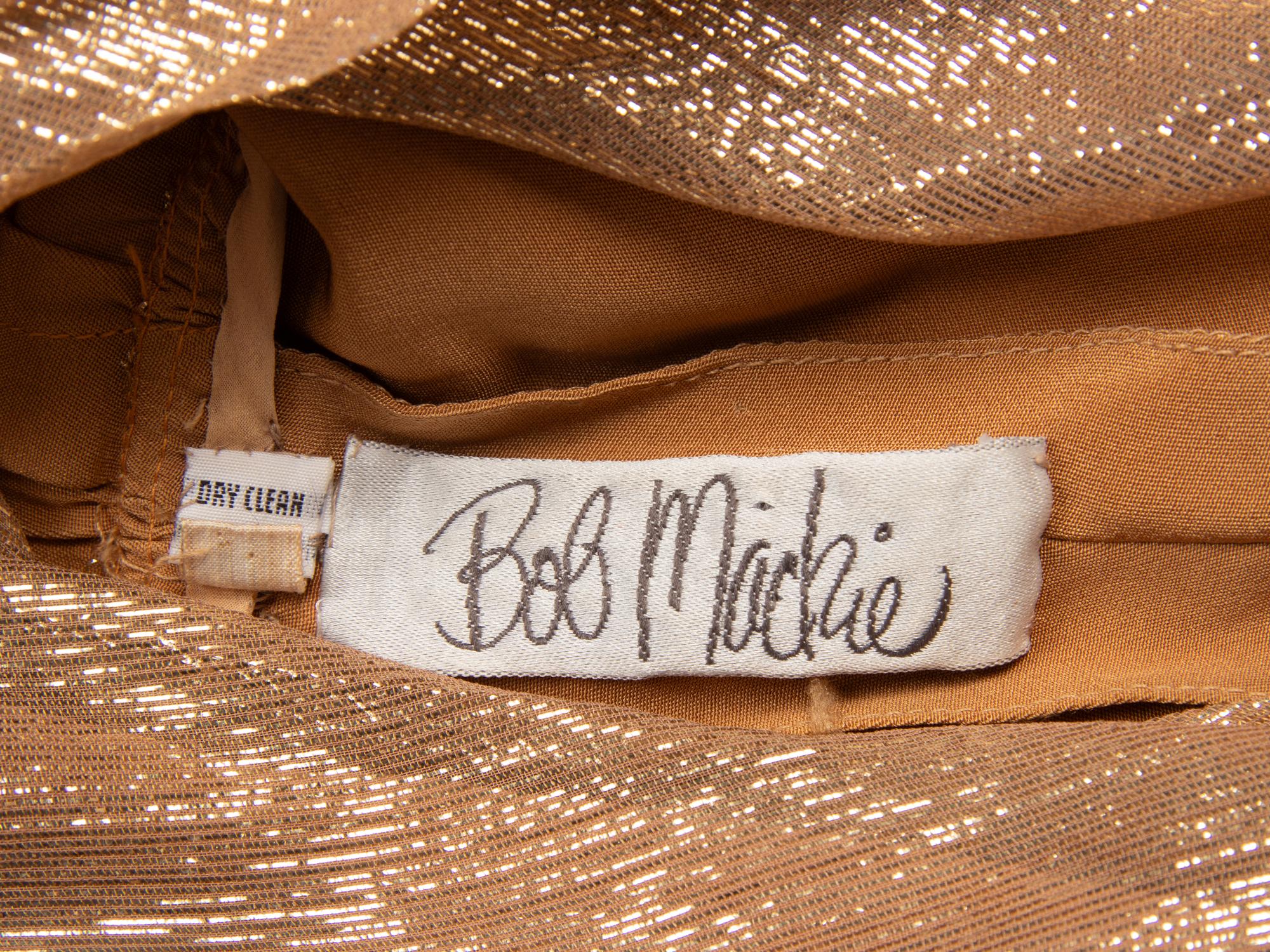 Bob Mackie, Gold Lamé Gown worn by Lucille Ball