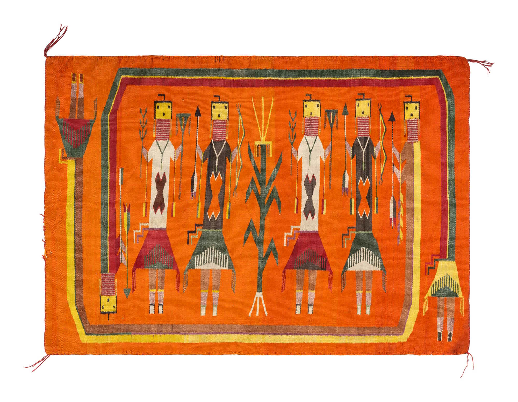 Navajo Yei Weaving / Rug