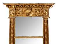 Two Federal Giltwood and Eglomise Pier Glasses