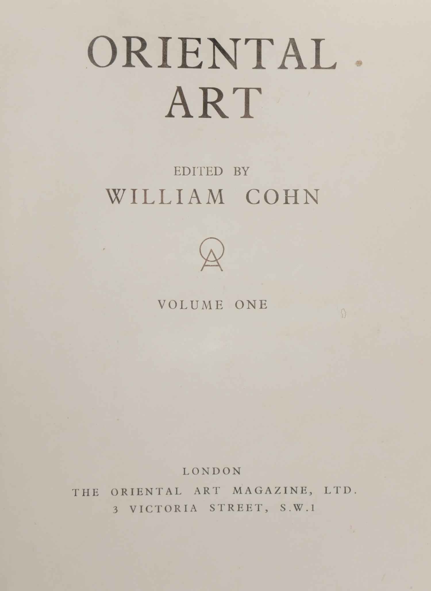 [PERIODICALS] Oriental Art. London, 1948-1968.
