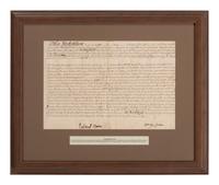 [NEW YORK]. Colonial-era manuscript indentures for property near Wall Street, 1694-1743.