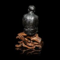 A Japanese Patinated Bronze Figure, Tokyo School, Meiji Period