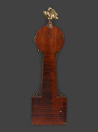 A Federal Style Eglomise Inset Banjo Clock