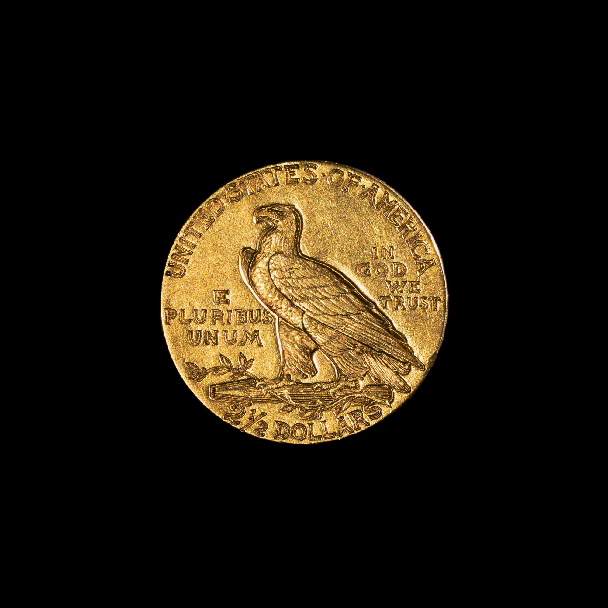 A United States 1928 Indian Head $2.50 Gold Coin