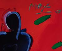 Three Facing West, 1989 and Zulu Red , 1988 (two works)