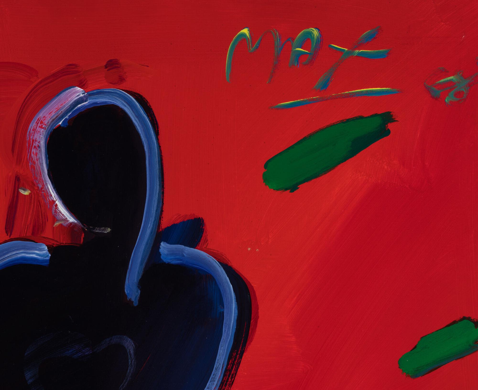 Three Facing West, 1989 and Zulu Red , 1988 (two works)