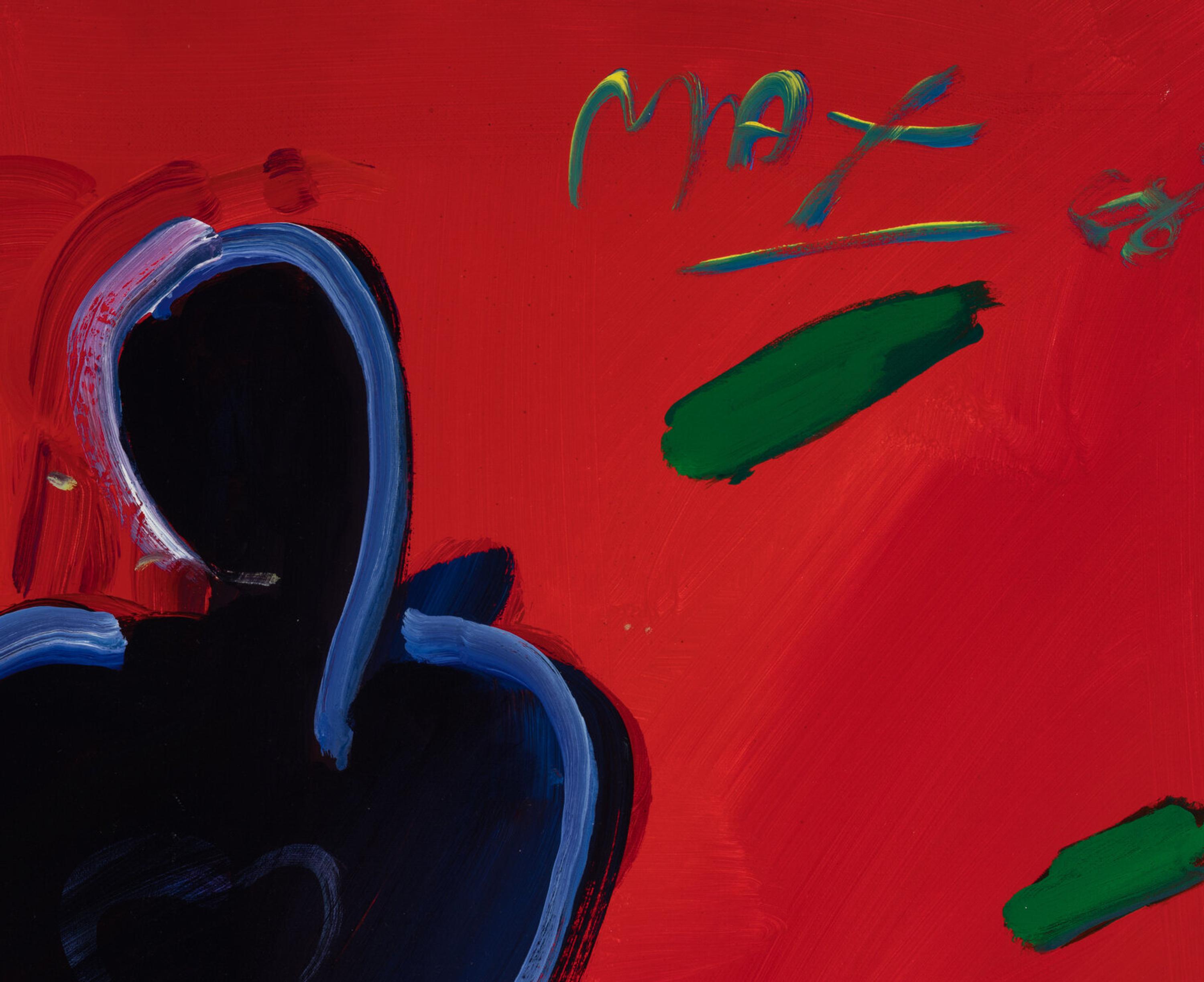 Three Facing West, 1989 and Zulu Red , 1988 (two works)