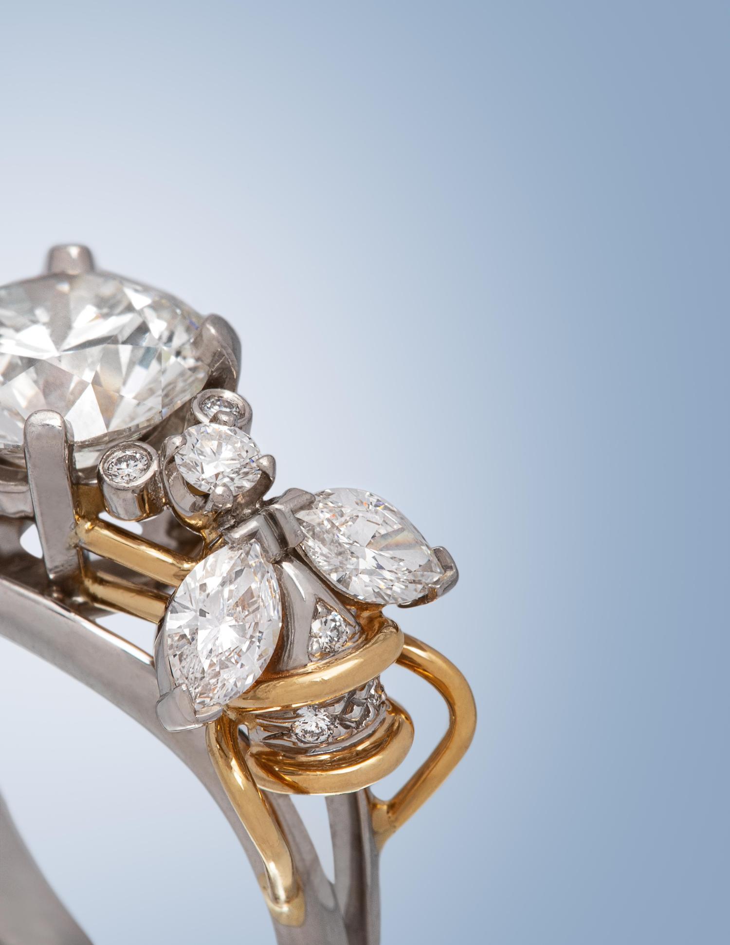 Tiffany & Co., Schlumberger Studios, Diamond 'Two Bees' Ring