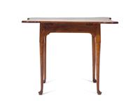 A Queen Anne Maple and Maple Porringer-Top Tea Table