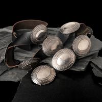 Leonard Nez (Diné, act. since 1980s) — Sterling Silver Concha Belt