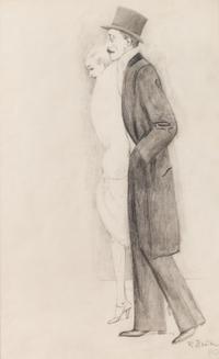 Rudolf Bauer, (German, 1889-1953), Couple,1920s