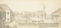 Parade on the Town Square in Pozsony (Bratislava)