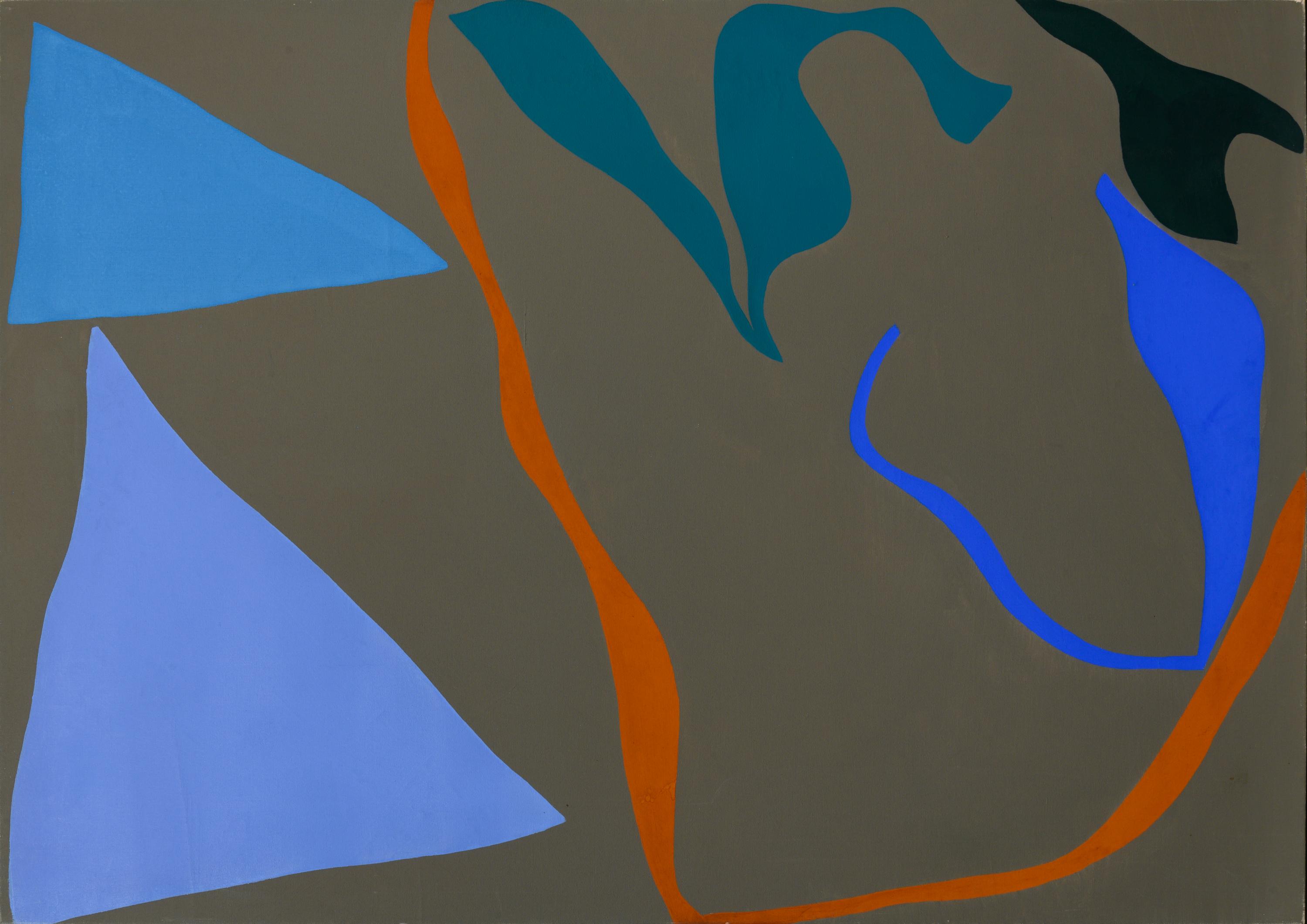 Untitled (Blue and Gray)