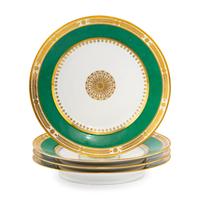 A Set of Four Sèvres Cabinet Plates