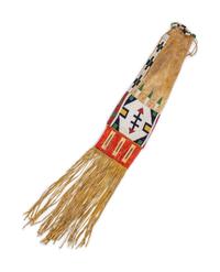 Sioux Beaded Hide Tobacco Bag