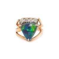 OPAL AND DIAMOND RING
