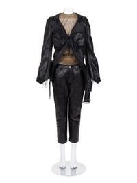 Junya Watanabe Punk Leather Three-Piece Ensemble, Fall/Winter 2006