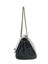 Chanel Chocolate Bar Accordion Bag in Black