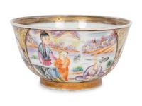 A Chinese Export Porcelain Famille Rose Cup and Saucer