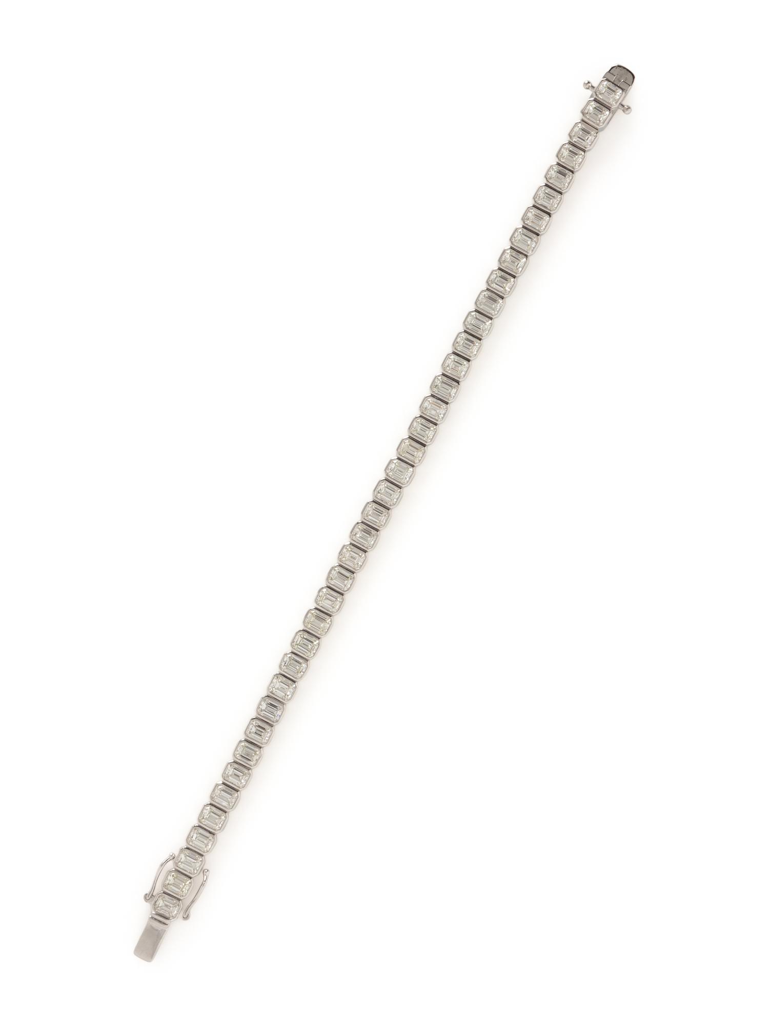 DIAMOND AND PLATINUM BRACELET