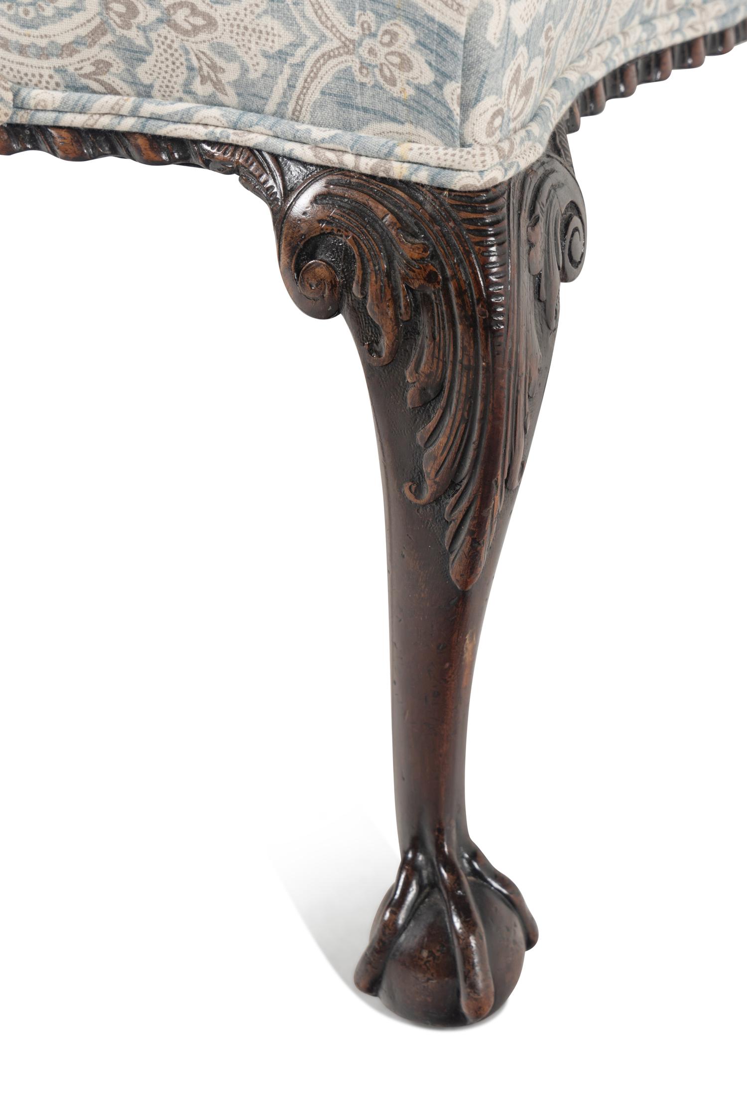 A George II Style Mahogany Stool