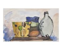 The Cork ; together with four Still Lifes with Crockery (Five Works)