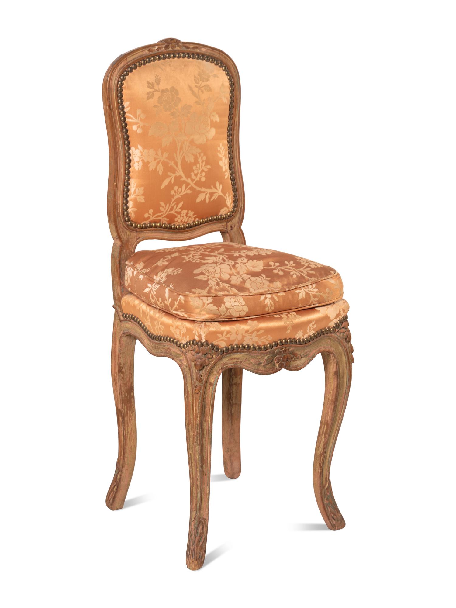 A Louis XV Painted Chauffuese