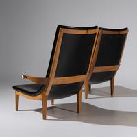 Pair of Senna lounge chairs, 1925 / c. 1980 for Cassina, Sweden / Italy