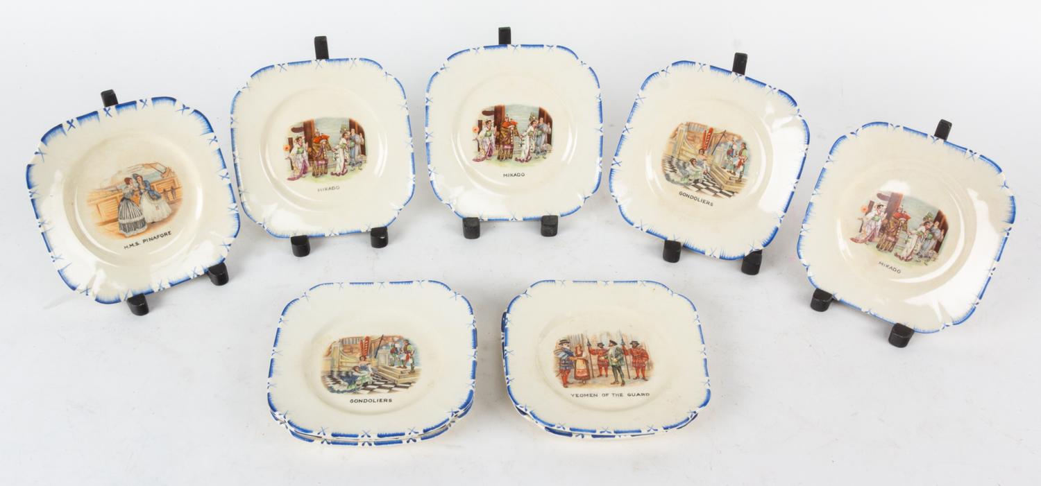 A Collection of Seventeen Side Plates