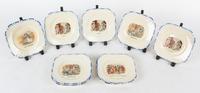 A Collection of Seventeen Side Plates