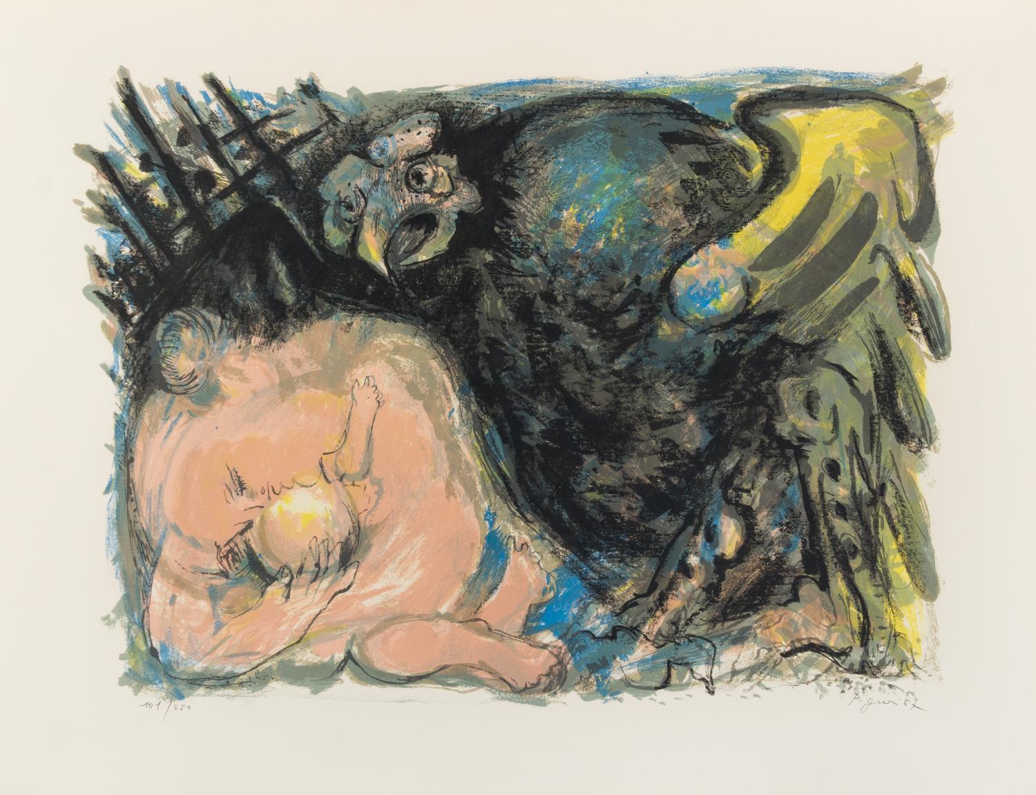 Various Artists, (American, 20th century), Flight, 1971 (the complete set of eleven lithographs and one screenprint in colors (each sig