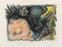 Various Artists, (American, 20th century), Flight, 1971 (the complete set of eleven lithographs and one screenprint in colors (each sig