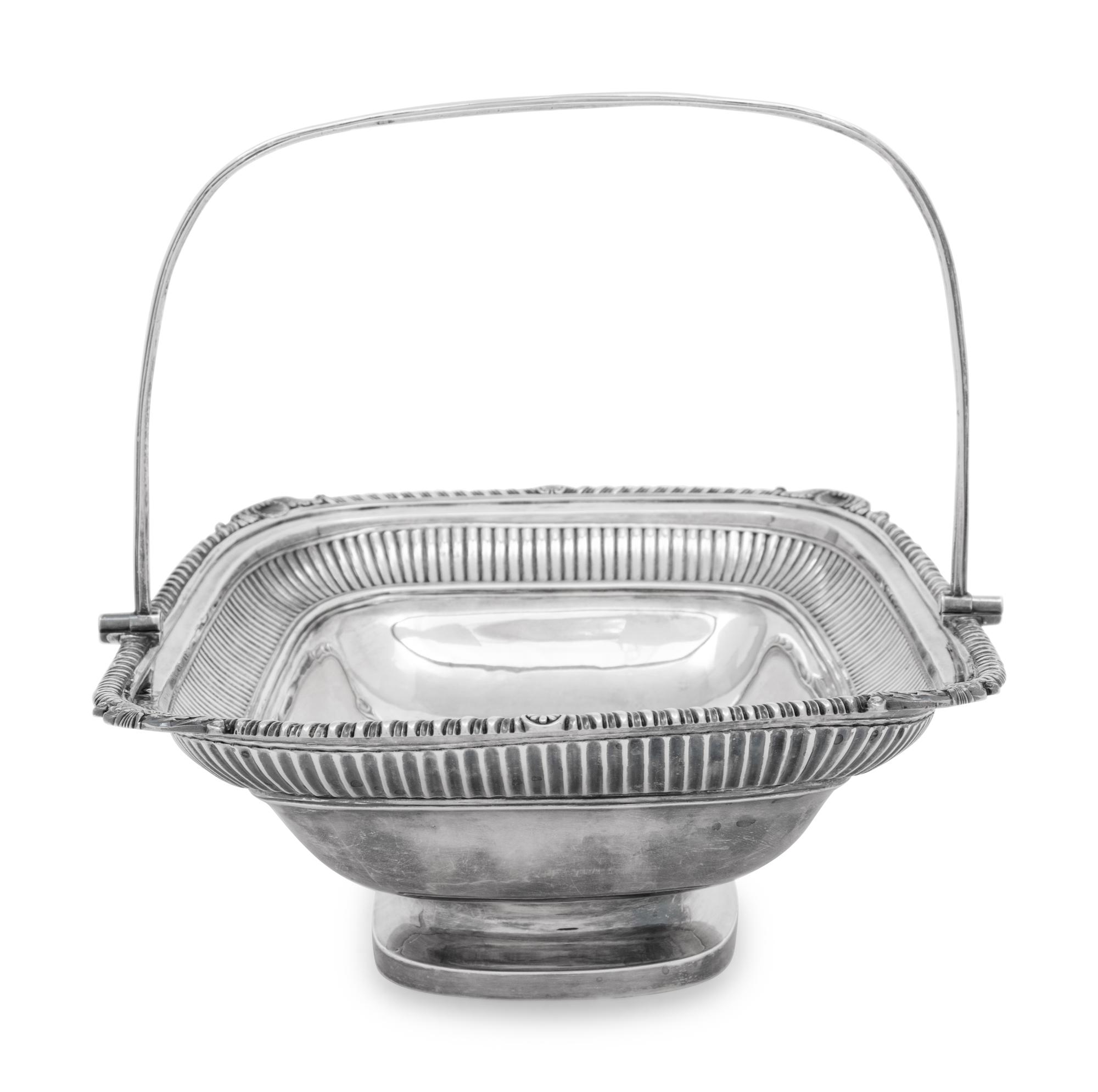 A Paul Storr Silver Cake Basket