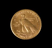 A United States 1910-D Indian Head $10 Gold Coin
