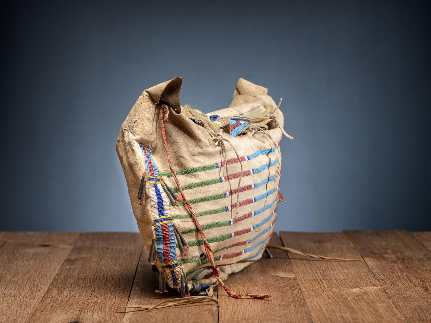 Sioux Beaded Hide Possible Bag
