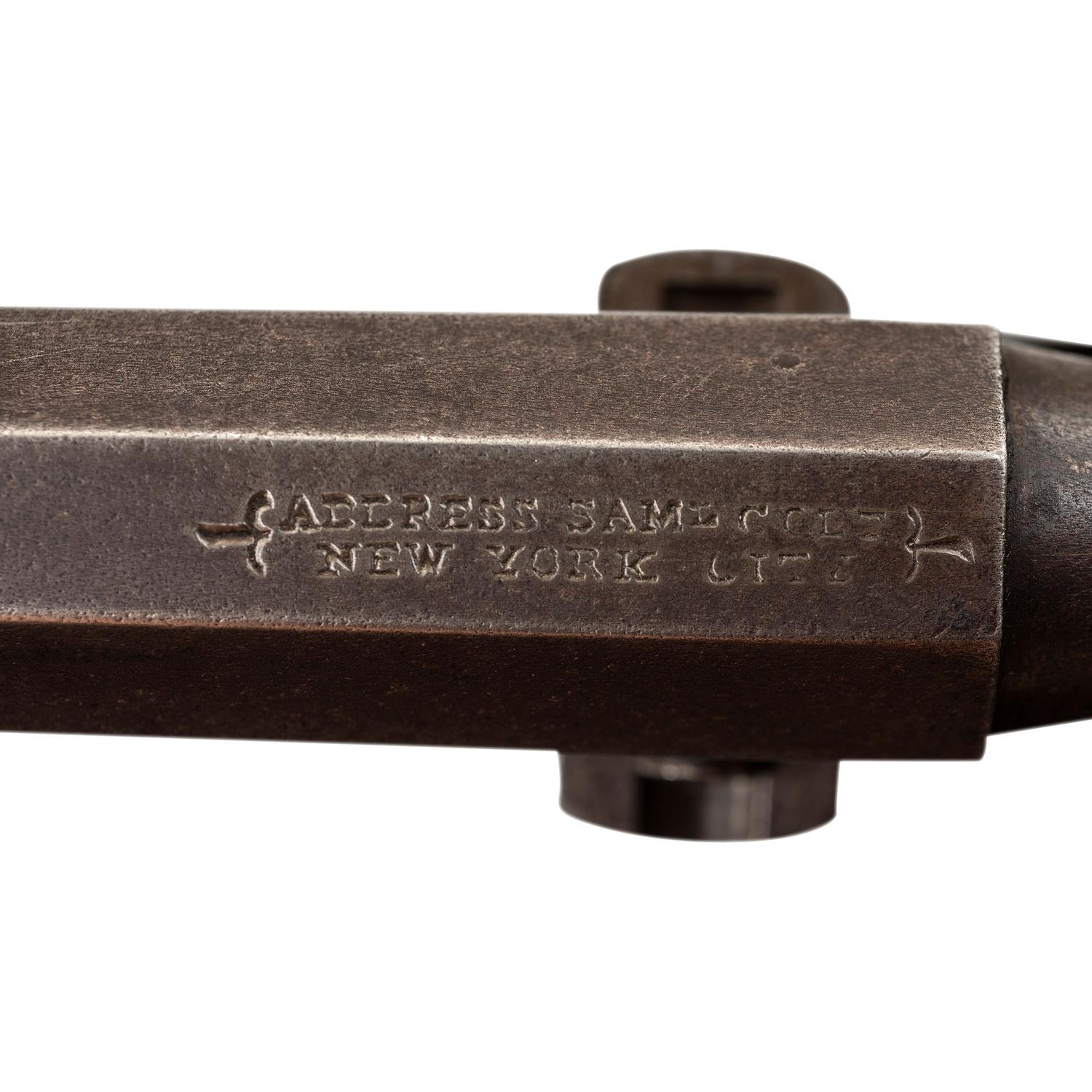 Colt Model 1849 "Square Back" Pocket Model or "Baby Dragoon with Loading Lever" Revolver