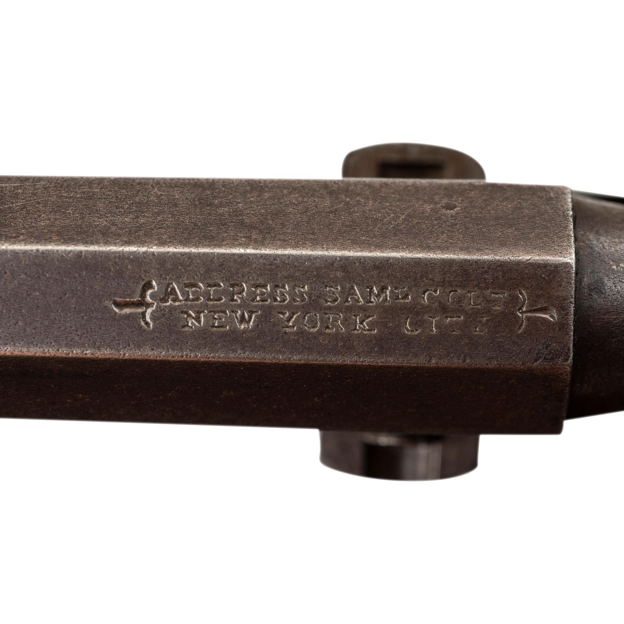 Colt Model 1849 "Square Back" Pocket Model or "Baby Dragoon with Loading Lever" Revolver