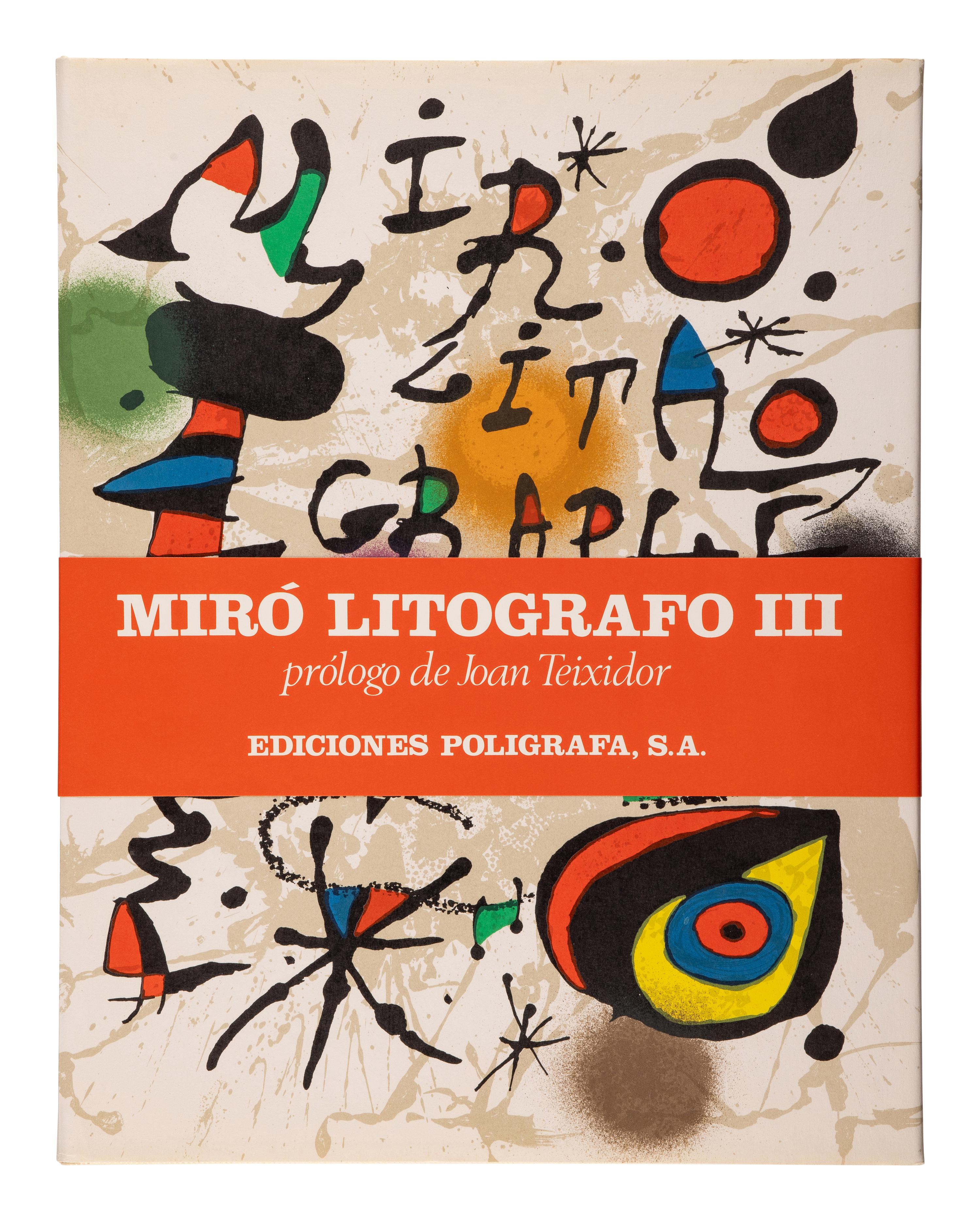 [ARTIST'S BOOK] -- MIRÓ, Joan (1893-1974). Joan Miró Litografo. Barcelona: Ediciones Poligrafa, 1972, 1975, 1977.
