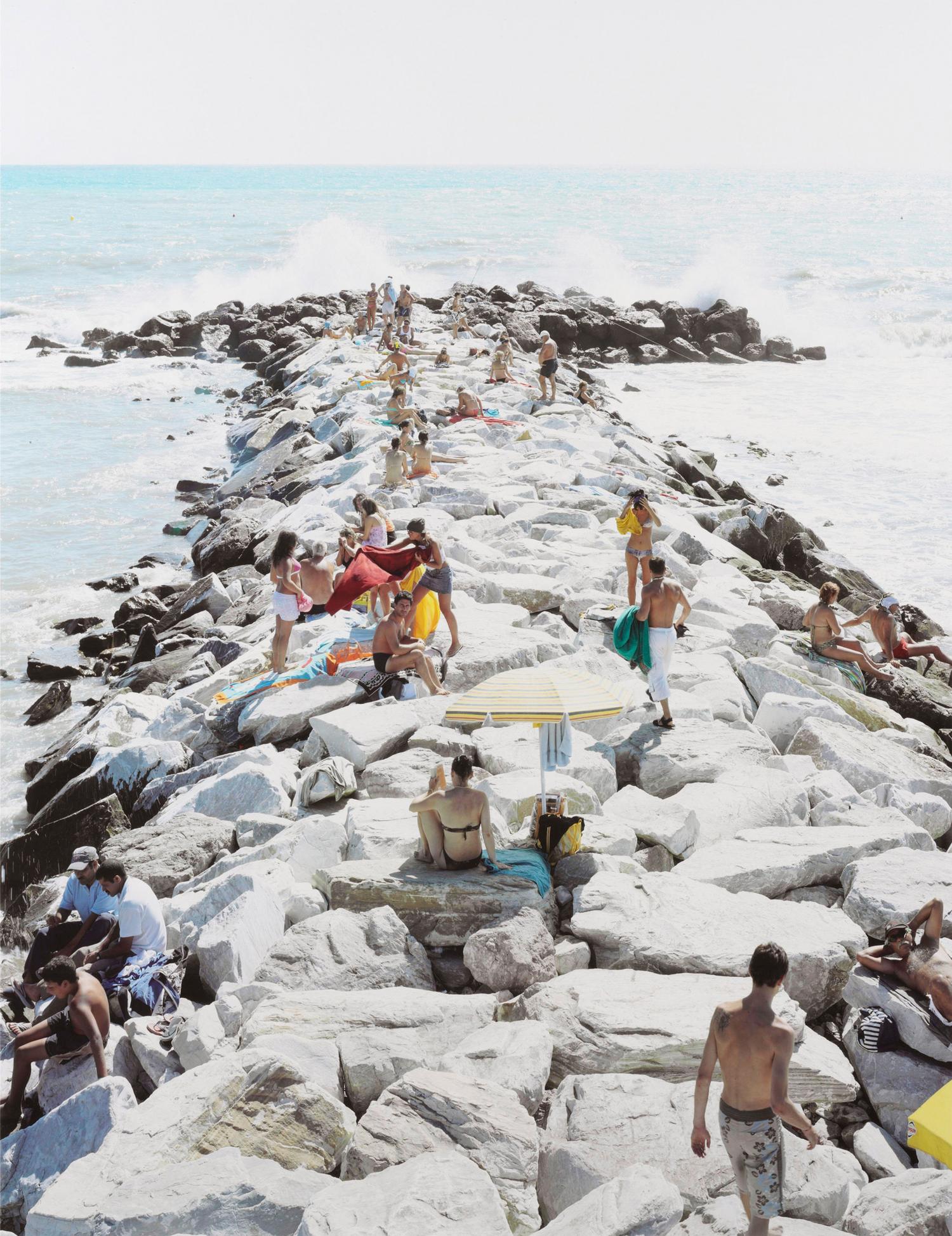 Massimo Vitali (born 1944) Madima Vertical Wave #2732, 2005