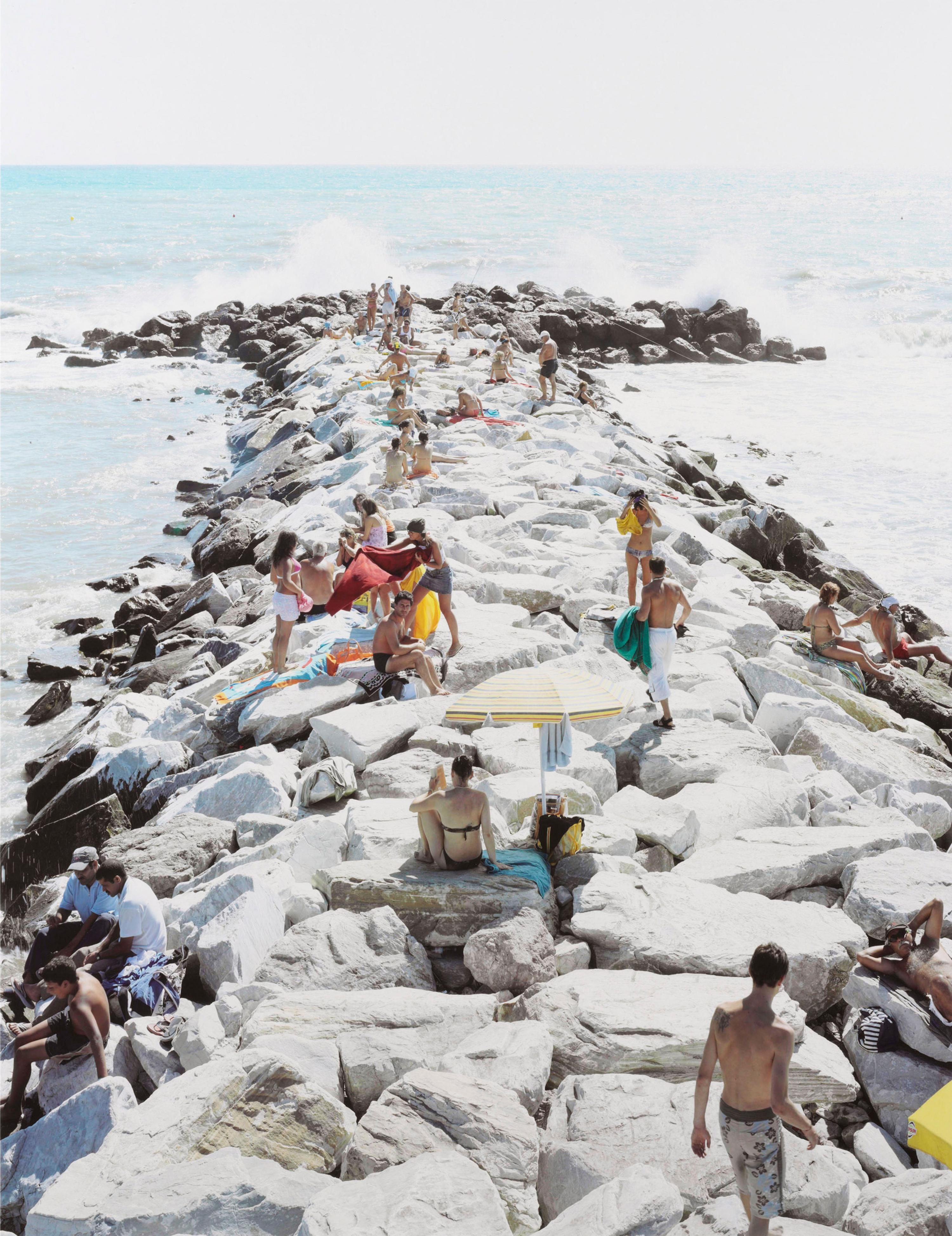Massimo Vitali (born 1944) Madima Vertical Wave #2732, 2005