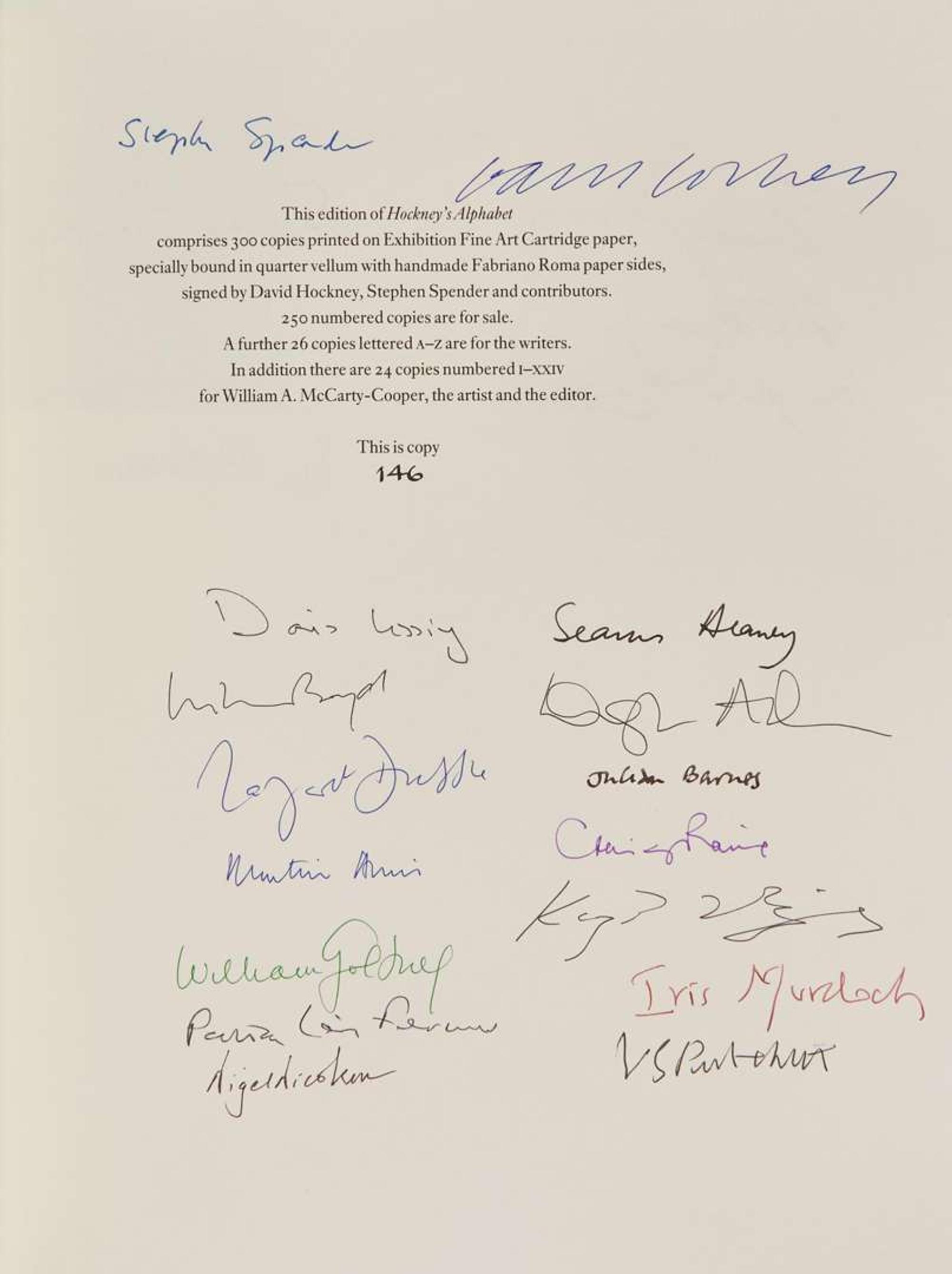 [Art] Hockney, David, and Stephen Spender, et al.: Hockney's Alphabet