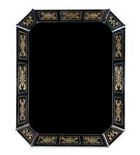 A Contemporary Etched Glass Mirror