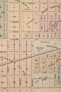 A group of 14 19th and 20th century maps, comprising: