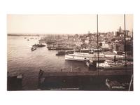 New York -- Brooklyn Bridge JOHNSTON, John S. (1839-1899), photographer. New York & Bay from Brooklyn Bridge . New York: 1894.