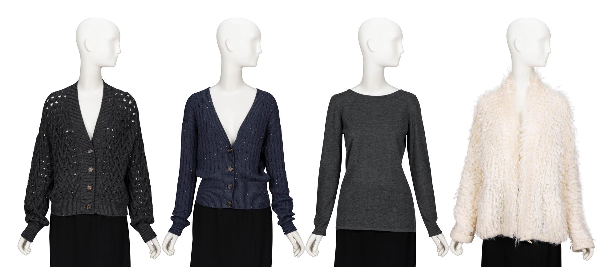 Brunello Cucinelli, Four Knit Tops